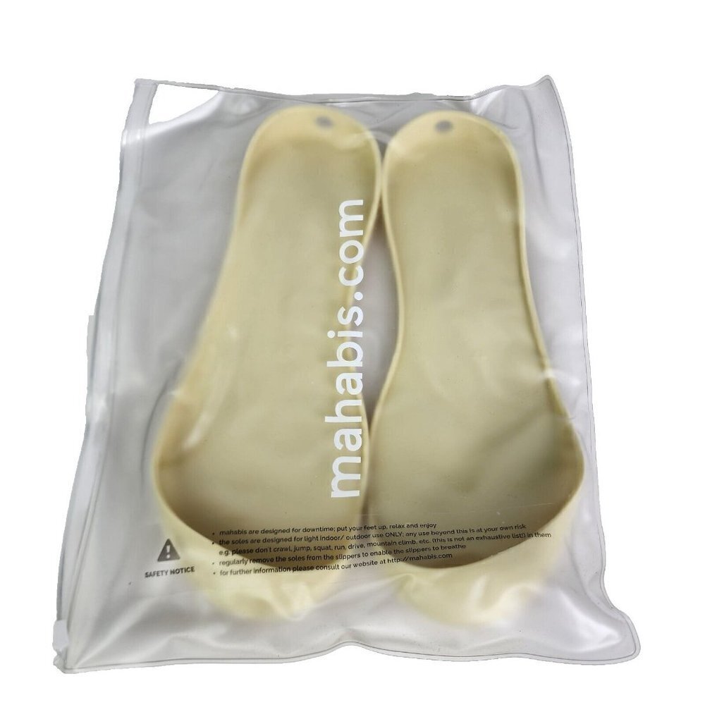 Mahabis Replacement InSoles Size 37  Womens‎ Yellow Comfy NEW